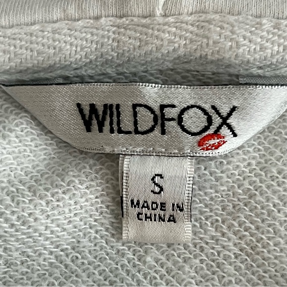 Wildfox Lavender, Mint & White Tie-Dye Boxy Fit Hoodie Oversized Small - Picture 9 of 12